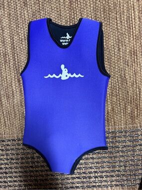 Kids One-Piece Swim Suit in Purple